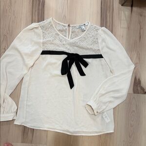 Forever 21 cream blouse